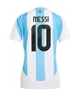 Argentina Lionel Messi #10 Maglia Gara Casa Repliche Copa America 2024 Donna
